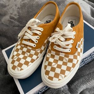 VANS OG AUTHENTIC LX 'BUCKTHORN BROWN CHECKERBOARD TOE' BUCKTHORN